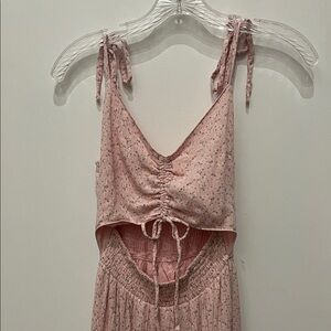 Hollister Light Pink Hi-Lo dress with cut out